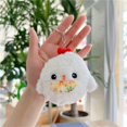 thumbnail image 1 of 9cm Chicken Plush Dolls Keychain Resistant To Pulling Squeezing Plush Toy For Toddlers Children, 1 of 2
