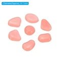 thumbnail image 2 of Uxcell 100Pack Glow Rocks 8-11mm Glow Pebbles Decoration in the Dark Luminous Stones Decor DIY Decorative Red, 2 of 7