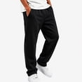 thumbnail image 2 of HAOTAGS Boys Sweatpants (2-15) Open Bottom Elastic Waist Loose Casual Workout Side Pockets Jogger Pants Black Size 3T, 2 of 6