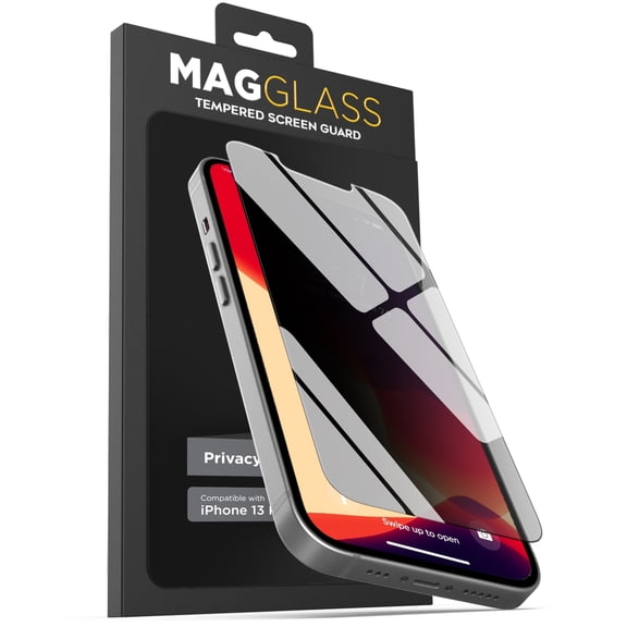 Magglass Privacy Screen Protector Designed for iPhone 13 Pro Max Tempered Glass (Anti Spy) Full Coverage Display Guard (Case Compatible)