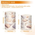 thumbnail image 6 of Yayeee Flameless Candles with Remote Flickering Battery Operated Multi Color Changing, Orange Watercolor Seashells, 6 of 7