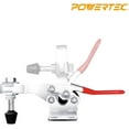 thumbnail image 4 of POWERTEC 4PK Toggle Clamp, 500 lbs Holding Capacity, 225D Quick Release Horizontal Clamps w/ Antislip Rubber Pressure Tip for Woodworking Jigs and Fixtures, Drill Press, Crosscut Sled (20326), 4 of 6