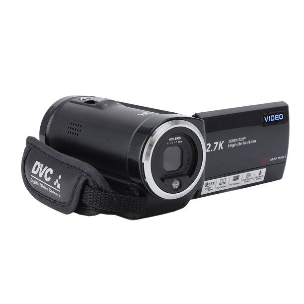 Vlogging Camera, 2.7k Camcorder 16x Digital Zoom HD 50MP Luz de Relleno Incorporada para Viajar