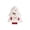 B, variant on Gaecuw Christmas Ceramic Platter with Tree Shaped Santa Design, Red Stitched Porcelain Dessert Serving Plate, Microwave Safe, A Style