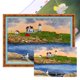 thumbnail image 1 of Kit Punto Cruz Con Campo Hilo Algodón Ecológico Bordado 11CT 60x45cm, 1 of 9