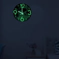 thumbnail image 5 of 30cm Large Round Modern Luminous Wall Clock The Stick Clocks Moon, 5 of 6
