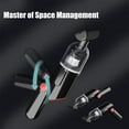 thumbnail image 6 of YZEGDCH Floorcare ,Lightweight Vacuum Cleaner Folding Vacuum Cleaner,Small Handheld Vacuums,USB Charging Lithium Lon Busters for Keyboard,Computer,Hairs,Car Interior & Other Crevices Cleaning, 6 of 9