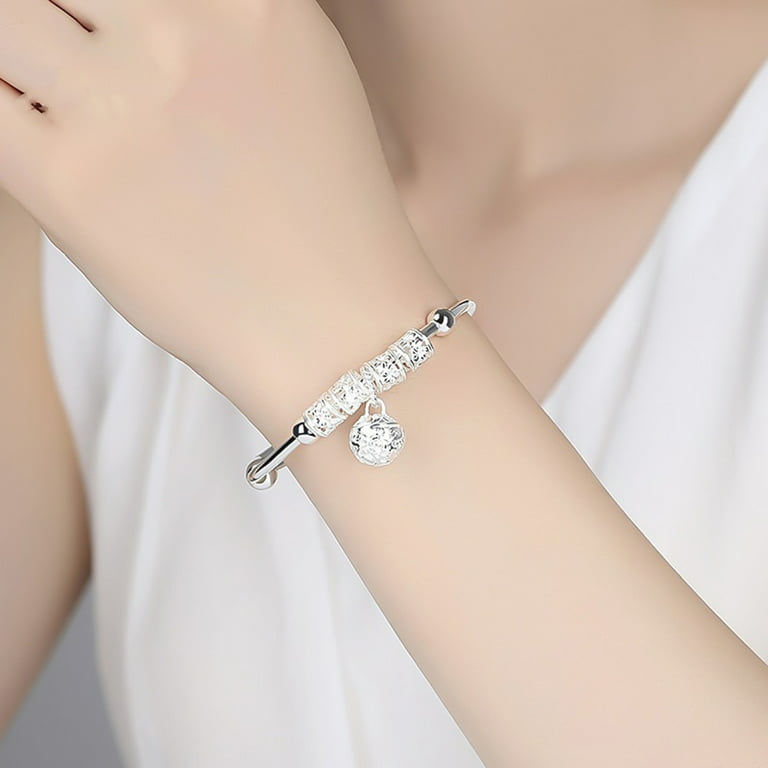 Women's silver bracelets 