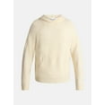 thumbnail image 5 of No Boundaries Brushed Hooded Sweater with Long Sleeves, Midweight, Men's & Big Men's XS-3XL, 5 of 5