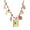 1, variant on Personalize Starfishes Turtles Pendant Necklace With Adjustable Knotting Rope Chain In Gold Plated Beach Jewelry