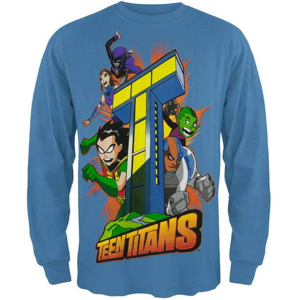 Teen Titans - T-Shirt à Manches Longues pour Garçons Tour
