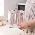 thumbnail image 2 of StableBeautifulCupHolderRotatableCupHolderSwanDesignQuickDrainingStrongLoad-bearingCupStorageOrganizerHomeSuppliesCupHolderforCar, 2 of 8