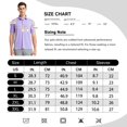 thumbnail image 7 of Pro X Gear Men's Premium Golf Polo – Silky Tech Nylon, Cooling, UV-Resistant, Quick-Dry Athletic Shirt for Golf, Tennis, and Casual Wear Light Purple X-Large, 7 of 7