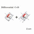 thumbnail image 4 of MOC Technical Bricks Parts Framed Differential Gear Set Compatible High-tech Building Blocks Cars Steering Chassis DIY Toys 6573-3set, 4 of 6