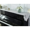 thumbnail image 3 of LKJYER Piano Cover Cloth Lace Fabric Decorative Dust-Proof Cloth for Upright Vertical Piano Top Cover, 3 of 6