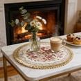 thumbnail image 4 of European Style Heatproof Cup Mat, 6.3 Inch Polyester Fabric Coaster for Tea Cups or Vases, Non-Slip and Easy to Clean for Table Protection, 4 of 6