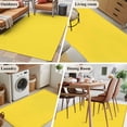 thumbnail image 6 of Lemon Yellow Area Rugs 2.7x5 for Living Room, Farmhouse Solid Yellow Color Modern Art Non Slip Washable Rug Runner, Low Pile Indoor Floor Carpet Mat Bathroom Rugs for Bedroom, Kids Room, 6 of 9