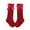 Red, variant on Baby Girl Knee High Socks Toddler Baby Girls Socks Infant Long Tube Ruffled Stockings Baby Gifts 0-4 Years