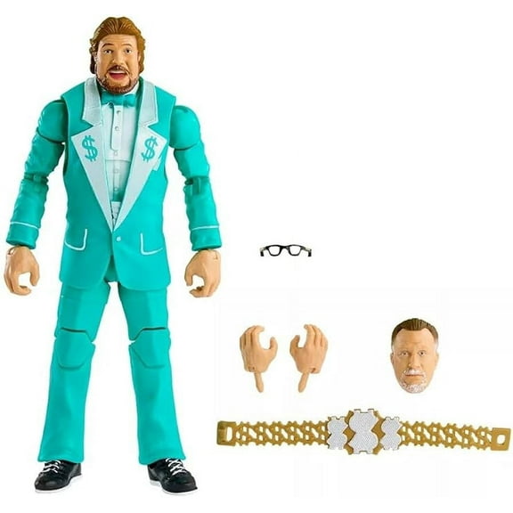 WWE Elite Collection Million Dollar Man Ted DiBiase Wrestling Action Figure Legends Mattel Series 20