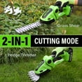 thumbnail image 2 of SOYUS Cordless Hedge Trimmer, 21V Electric Grass Trimmer & Shrubbery Trimmer for Garden/Lawn with Battery and Charger, 2 of 8