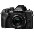thumbnail image 2 of Olympus OM-D E-M10 Mark IV 20.3 Megapixel Mirrorless Camera with Lens, 14 mm, 42 mm, Black, 2 of 10