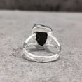 thumbnail image 5 of Natural Garnet Ring, Rough Garnet Gemstone Ring, January Birthstone, Hammered, 925 Sterling Silver, Womens Ring, Christmas, Thanksgiving, Handmade, Statement Jewelry, Rough Gemstone Jewelry, 5 of 6