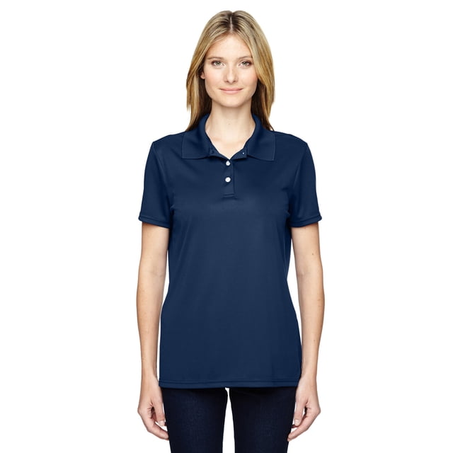 Damas de 4 oz. Polo Cool Dri® con Fresh IQ NAVY M hanes 480W