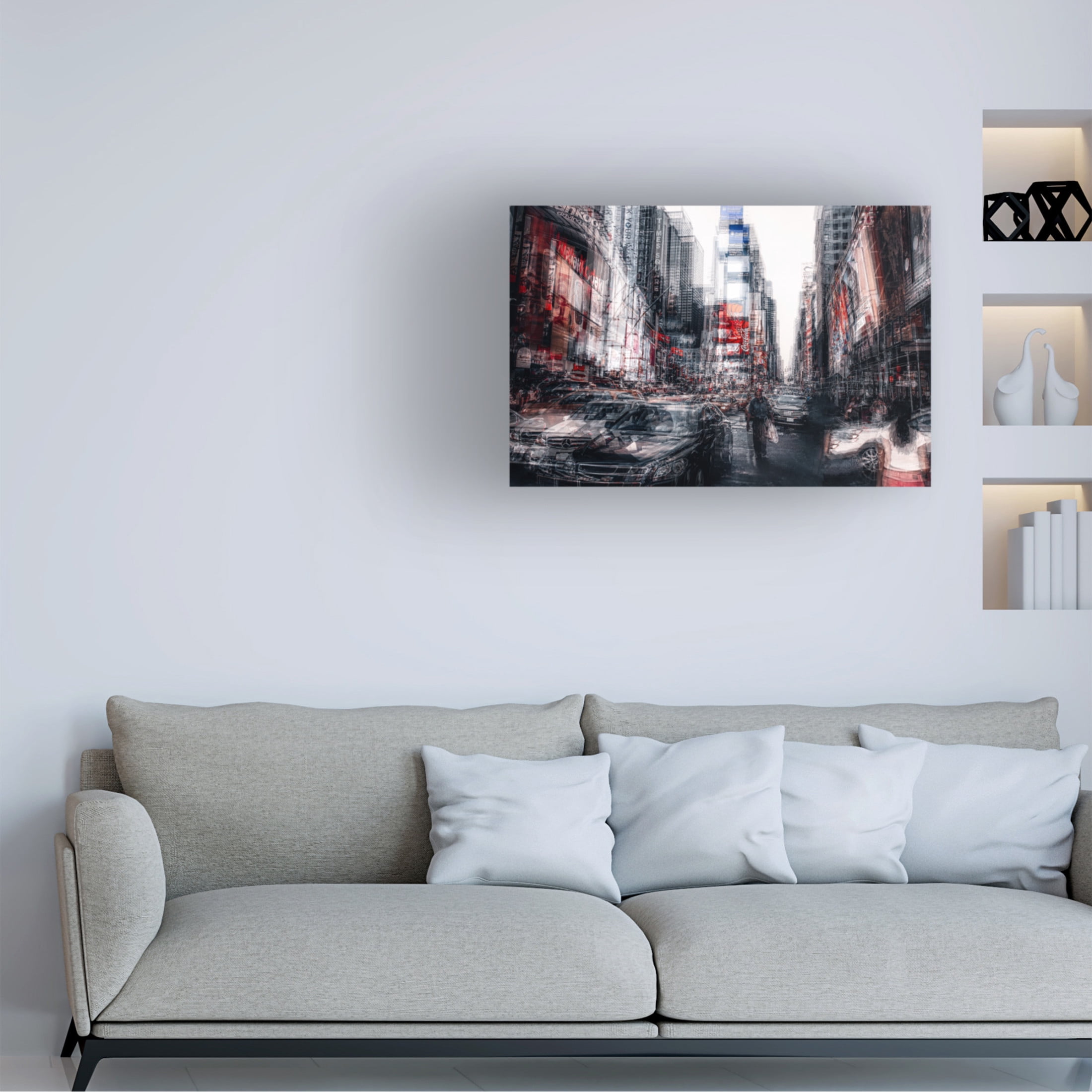 Canvas Wall Art - Carmine Chiriaco 'Urban Jungle' Wall Art for Living Room, Bedroom, or Office Décor by Trademark Fine Art - 47 x 30 Inches