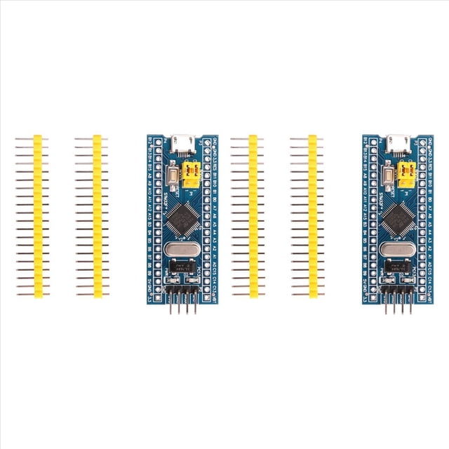 2X STM32F103C6T6 Module ARM STM32 Minimum System Development Board for DIY Kit CH32F103C8T6,2 x Development Board,Blue