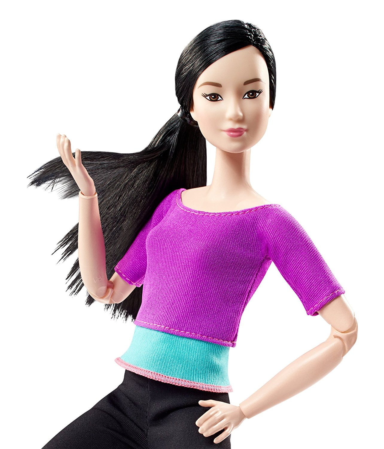 purple top made to move barbie