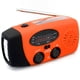 thumbnail image 2 of 2000mAh Portable Hand Crank FM AM WB NOAA Radio Solar Radio Torch (Orange) Ndcxsfigh Para estrenar, 2 of 8