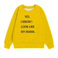 thumbnail image 2 of XXWXYD Girls Graphic Crewneck Sweatshirt Casual Long Sleeve Pullover with Funny Letter Print, Cute Tween Top for School Youth 1-11 Years, 2 of 4