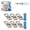 6 hooks 2 ropes, variant on Rope Tensioner with Hook – Aluminum Camping Tent Guyline Tightener, Windproof Cord Adjuster for Tarp Canopy(2 hooks 2 ropes)