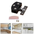 thumbnail image 6 of TISHITA Glass Door Hinge , Cupboard Door Hinge,90 degree Hinge Fitting,Heavy Duty Decoration Cabinet Door Hinge for Swinging,Glass Doors Black, 6 of 8
