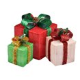 thumbnail image 2 of 3PCS Christmas Lighting Gift Boxes with Bows Indoor Decorations, 2 of 9
