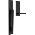 thumbnail image 6 of Kwikset 819CRHXHFLSQF-514 Caerus Full Plate Dummy Handleset - Black, 6 of 7