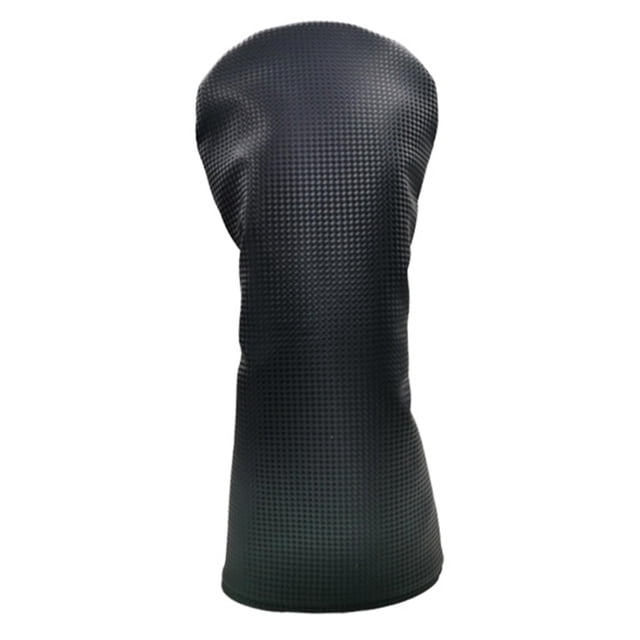 Lipstore Golfing Club Head Cover Fashion Anti Scratch with Soft Lining Lightweight Black DR