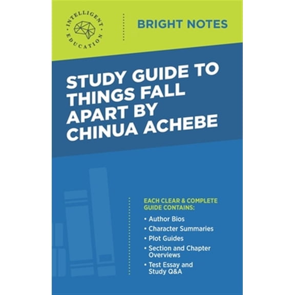 Pre-Owned Bright Notes Study Guide to Things Fall Apart by Chinua Achebe, (Paperback)