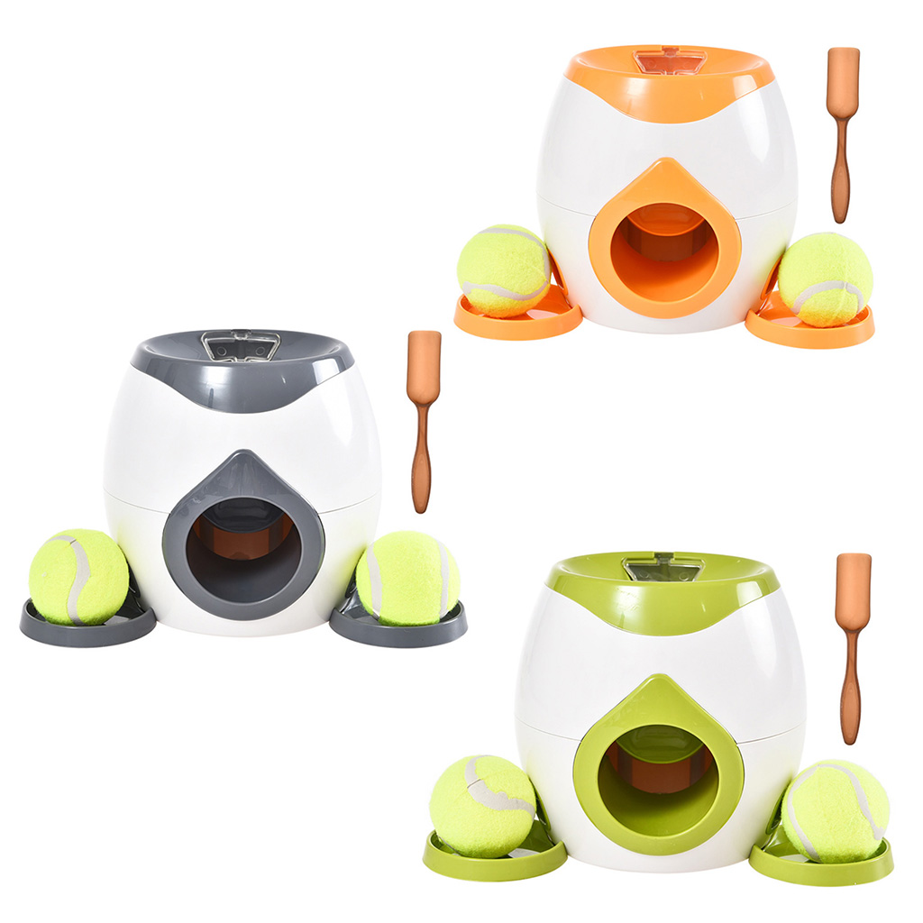 Interactive Dog Toy Ball & Treat Dispenser Feeder Tennis Balls Reward Machine for Dogs Training Toy NOT A