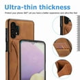thumbnail image 4 of Dteck Galaxy A42 5G Case Shockproof Card Holder Wallet Protective Cover with Card Slot and Slim Purse Leather Case for Samsung A32 5G (Brown), 4 of 6