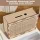 thumbnail image 4 of Hucha Alcancía de madera con 13 pegatinas, ideal para el ahorro de dinero, ideal para decoración del hogar infantil (madera, 1 unidad) JASKFLY, 4 of 7