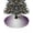 Dark Purple, variant on Teal Ombre Christmas Tree Skirt 36 Inches Large Christmas Skirt Tree, Teal Green White Gradient Abstract Modern Minimalism Art Tree Skirt Christmas Decorations for Fireplace Party Indoor Outdoor