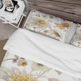 thumbnail image 4 of Designart 'Fields of Gold Watercolor Flower VI' Cottage Duvet Cover Set, 4 of 4