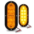 thumbnail image 1 of Kit de luces traseras TRUE MODS LED ovaladas de 6 pulgadas, color ámbar, 1 of 8