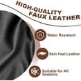thumbnail image 6 of LAONNVIR Car Seat Cover Fit for Subaru Outback 2007-2025 Full Set Black Car Seat Cover Car Seat Protector Waterproof,Leather Seat Cushion(Black5,2PCS Front), 6 of 8