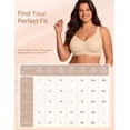 thumbnail image 7 of LUCKMEEY Plus Size Women Deep V Plunge Jelly Support Wirefree Seamless Convertible Bra, 7 of 7