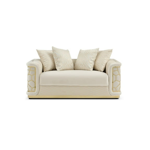 Glory Furniture Talia G0997A-L Loveseat  IVORY