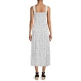 thumbnail image 3 of Beach Lunch Lounge Women’s Smocked Printed Midi Dress, 3 of 5