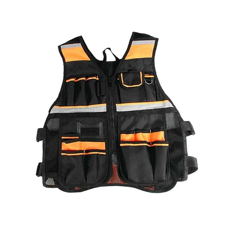 最終決算 Vest Work Vest Tool Reflective Carpenters Electrician トップス