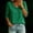A1_Green, variant on Basic Tee Shirts V Neck Three Quarter Sleeve Loose Fit Solid T Shirt Soft Stretch 3/4 Length Sleeve Casual Tunic Tops Dressy Casual Blouses Basic Tees Basic Layer Tops for Women Yellow S